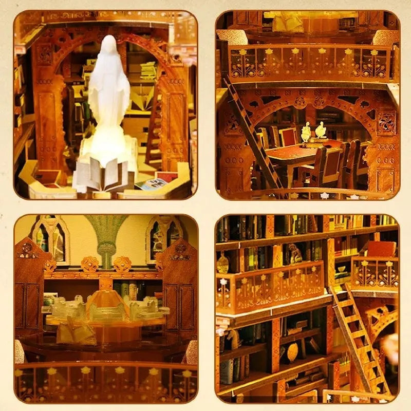 The grandeur of a library, on your own shelf
