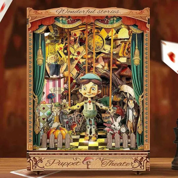 Puppet's Adventure Book Nook Kit