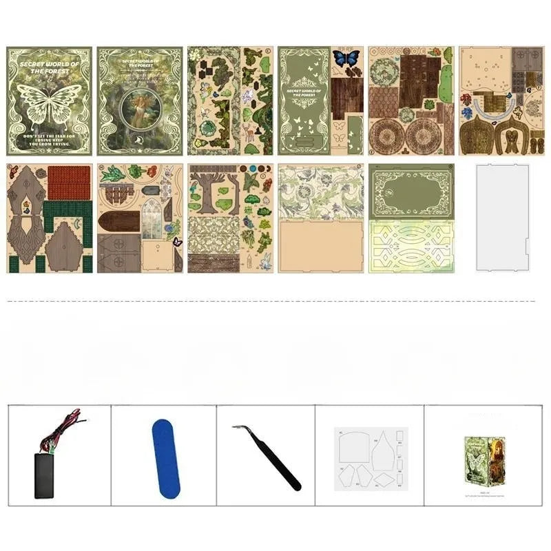 Secret World of the Forest Book Nook Kit