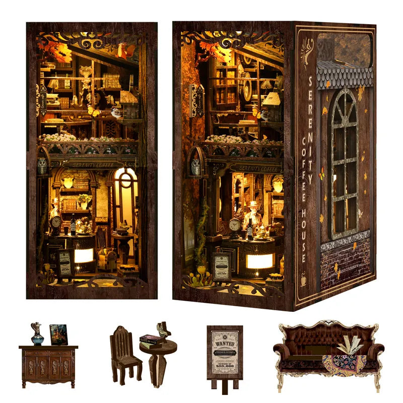 Serenity Coffee House Book Nook Kit