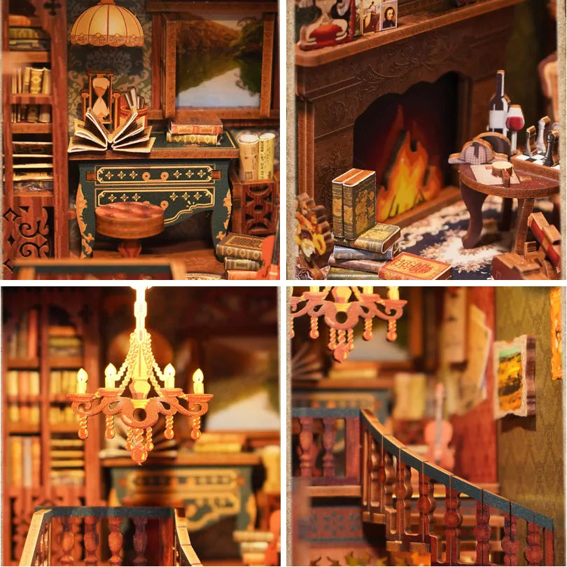 Sherlock Holmes Detective Agency Book Nook Kit