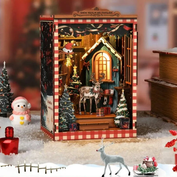 Snow Realm Pavilion Book Nook Kit