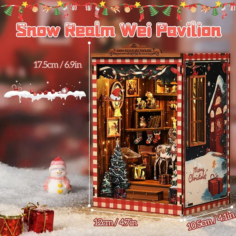 Snow Realm Pavilion Book Nook Kit