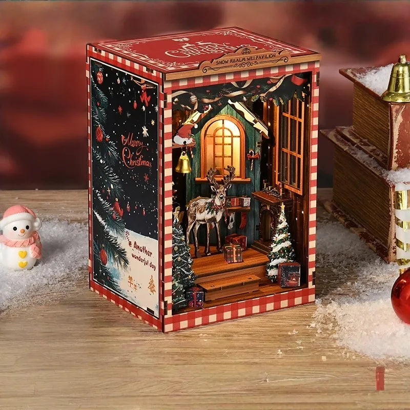 Snow Realm Pavilion Book Nook Kit