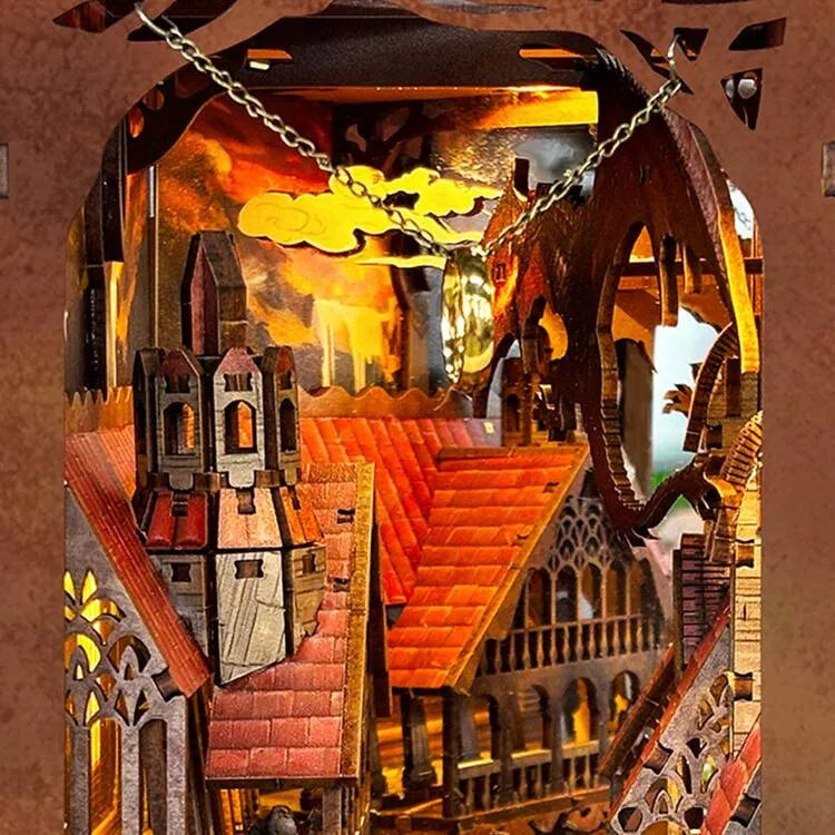 Spirit Valley of the Magic Ring Book Nook Kit | Inspired by Lord of the Rings