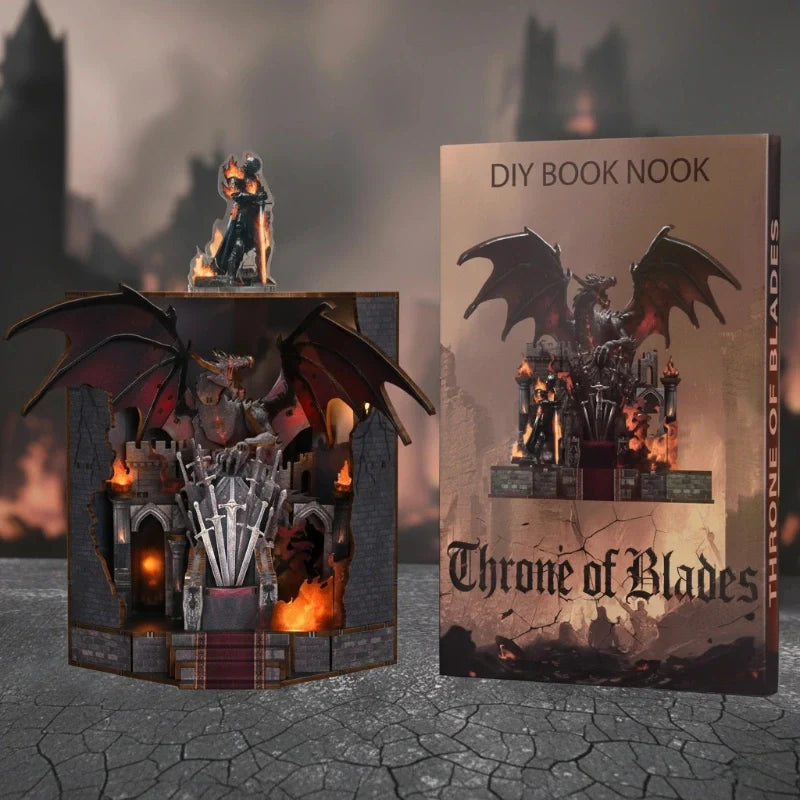 Throne of Blade Book Nook Kit