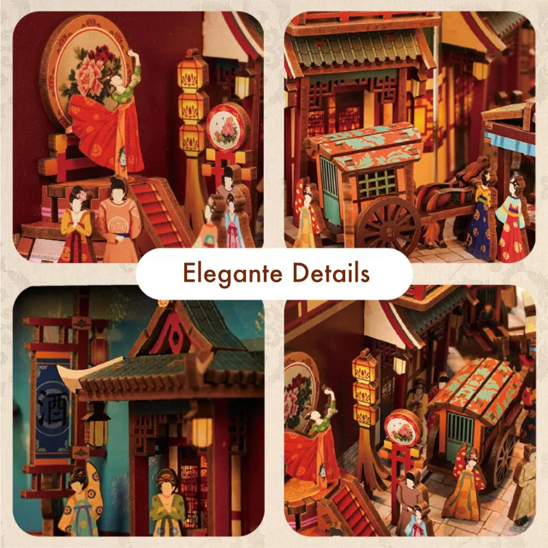 The Banquet of Tang Dynasty Book Nook Kit
