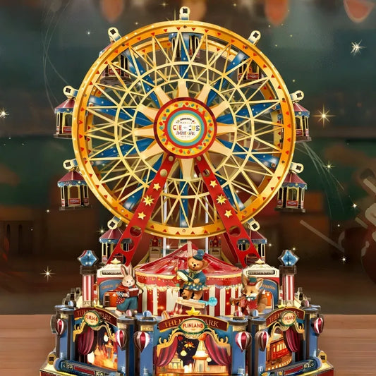 DIY drewniana pozytywka - Century Ferris Wheel