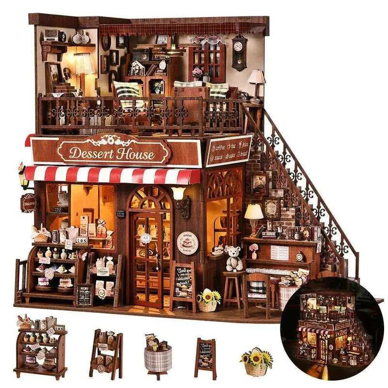 Corner Dessert House Miniature House Kit