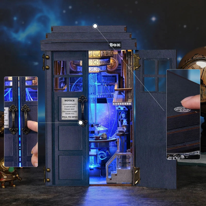 Mysterious Phone Booth Book Nook Kit