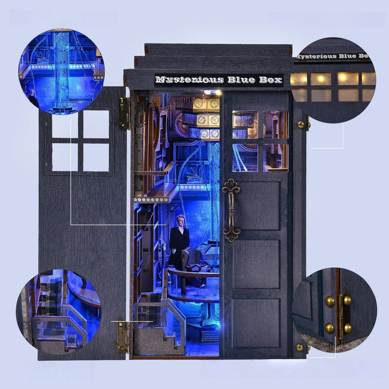 Mysterious Phone Booth Book Nook Kit