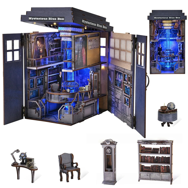 Mysterious Phone Booth Book Nook Kit