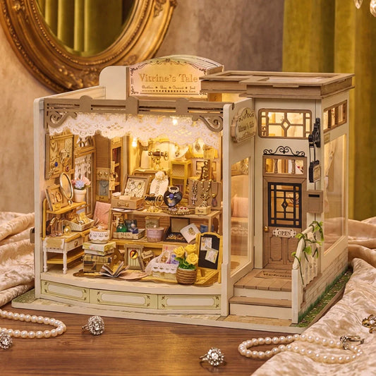 Miniaturowy dom zestaw do składania - Vitrine's Tale | Magiczny jubiler