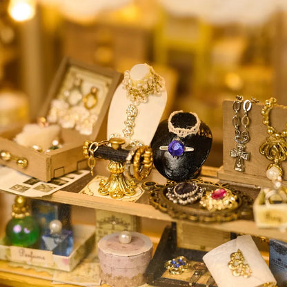Miniaturowy dom zestaw do składania - Vitrine's Tale | Magiczny jubiler