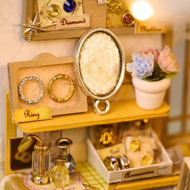 Miniaturowy dom zestaw do składania - Vitrine's Tale | Magiczny jubiler