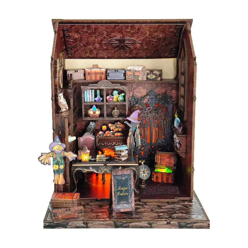 Dark Cabin Miniature House Kit