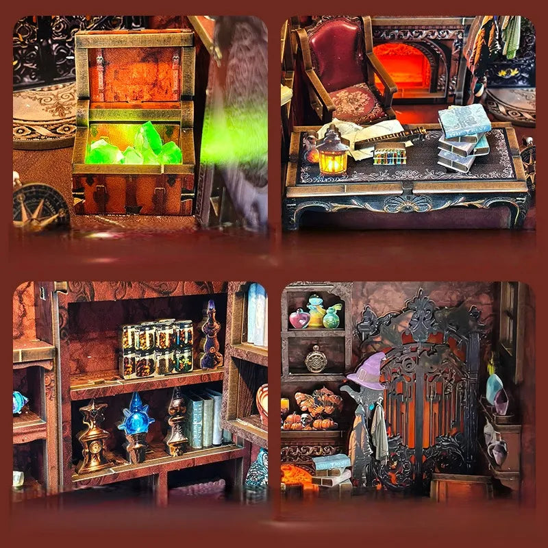 Dark Cabin Miniature House Kit