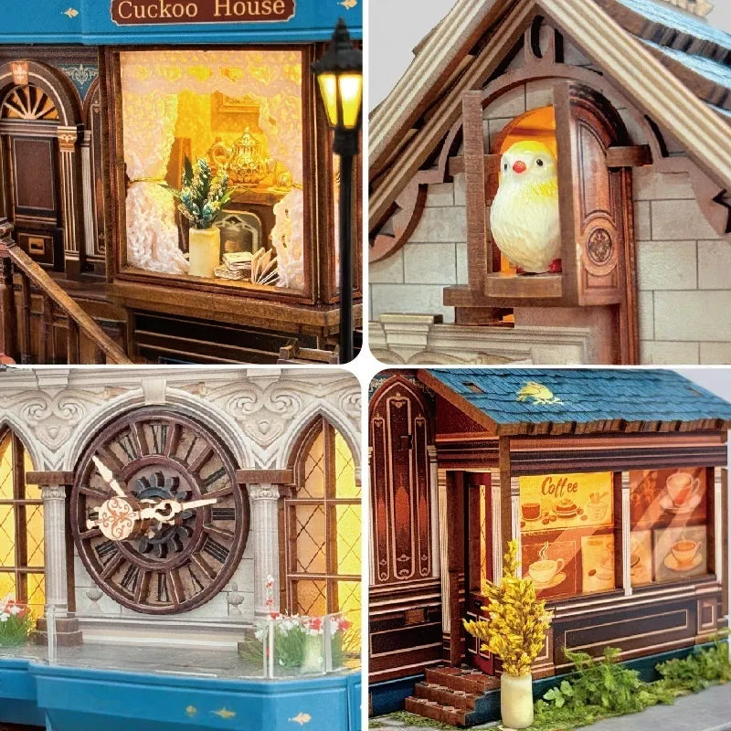 Cuckoo House 3D Wooden Puzzle