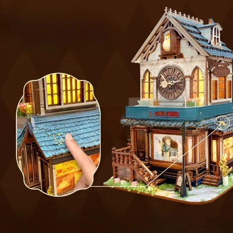 Cuckoo House 3D Wooden Puzzle