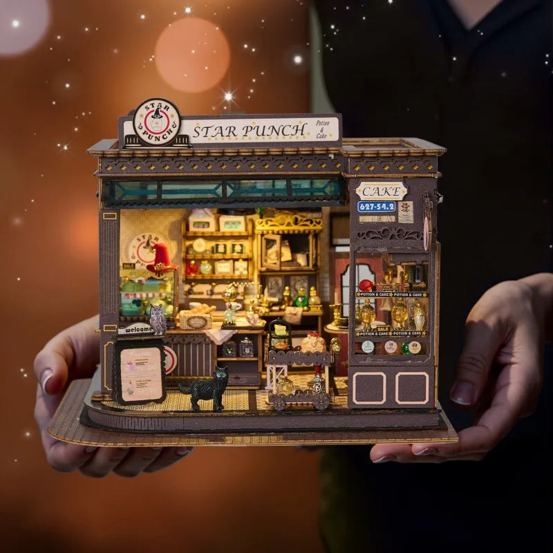 Magic Coffee Shop Miniature House Kit