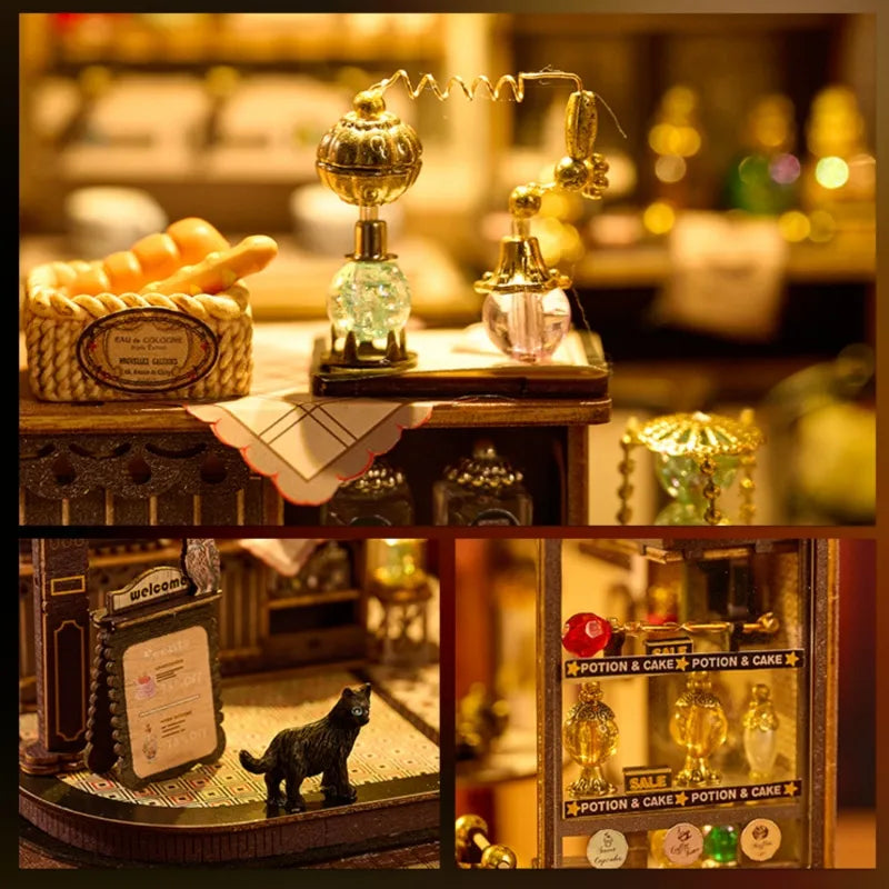 Magic Coffee Shop Miniature House Kit