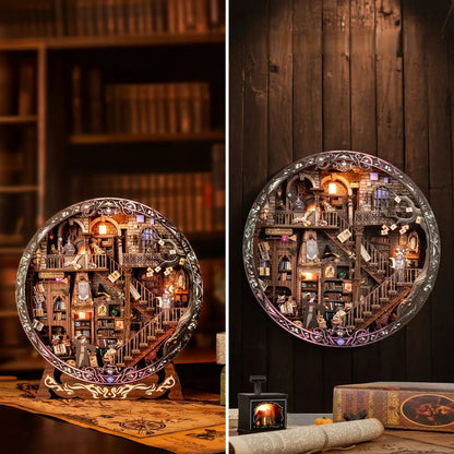 3D ramka na zdjęcia - Magiczna biblioteka